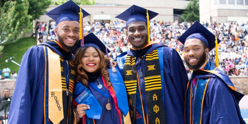 Morgan State University graduates