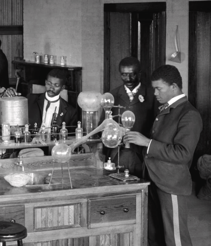 George Washington Carver teaching at Tuskegee Institute, Circa 1905